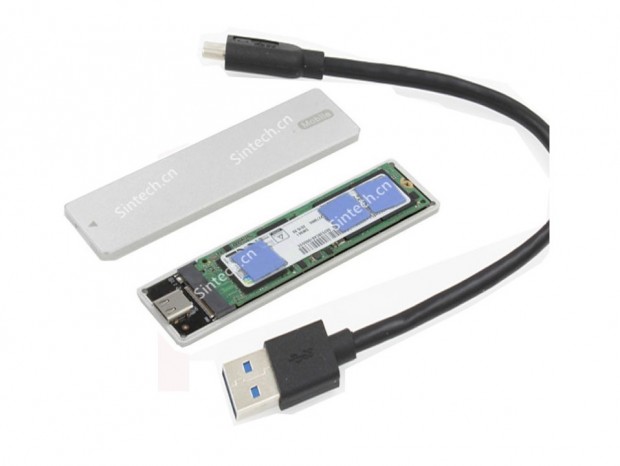 Sintech、NVMe M.2 SSDをポータブルSSD化できるUSB3.1 Gen.2ケース「PA-U31M2PCE」