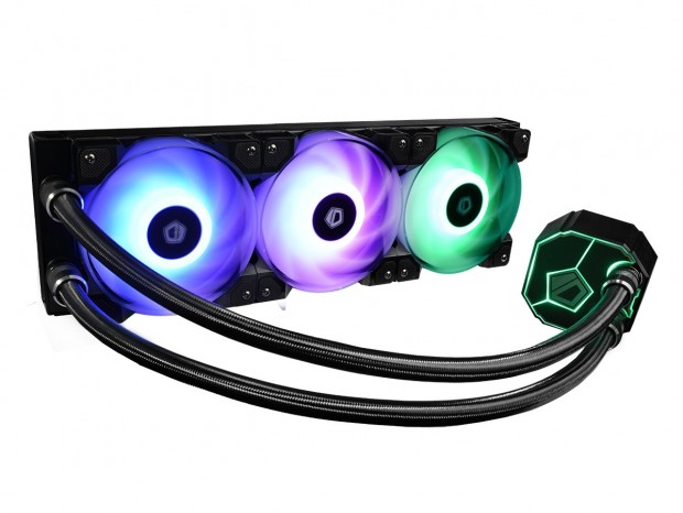 RGB LEDイルミ対応の360mmオールインワン水冷、ID-COOLING「DASHFLOW 360」