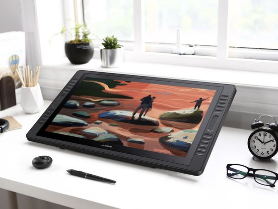 Huion、8,192段階の筆圧感知に対応する21.5インチ液晶ペンタブを約720ドルで販売