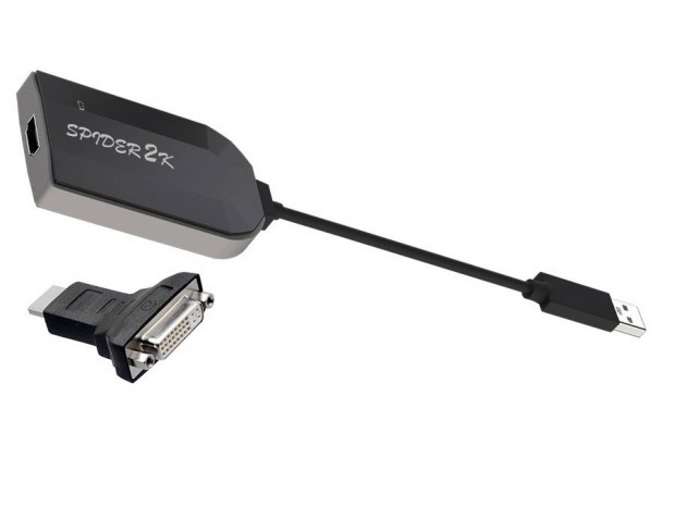 最大4台まで同時接続できるUSBディスプレイアダプタ、エアリア「SD-U3DH2」