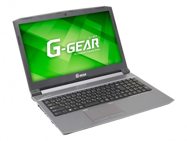 ツクモG-GEAR、GeForce GTX 1050 Ti標準の15.6インチCore i7-8750H搭載ノート