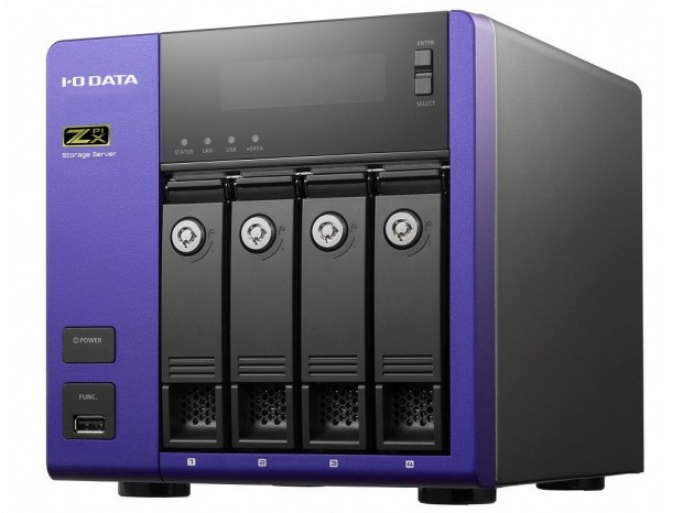 10G LAN搭載のビジネス向け4ベイNAS、アイ・オー・データ「HDL-Z4WPIX」シリーズ
