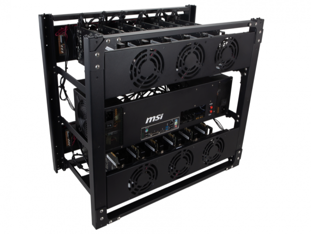 MSI、12枚のVGAを搭載するオープンフレームマイニングシステム「BLOCKCHAIN F-12」発売