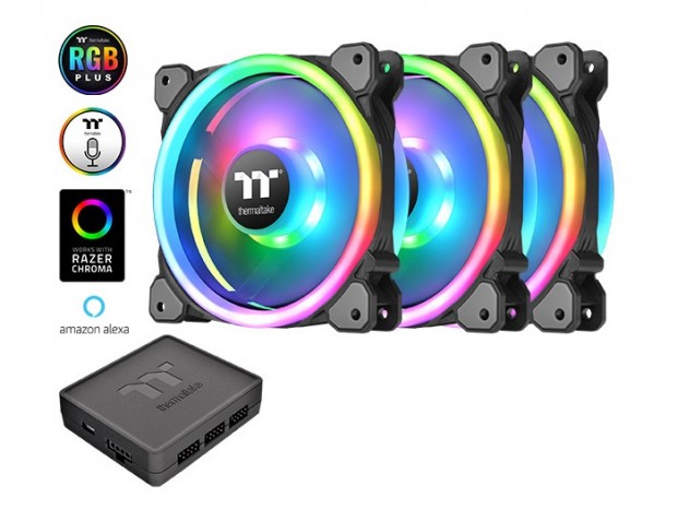 Alexaの音声コントロールに対応するラジエター用RGBファンがThermaltakeから