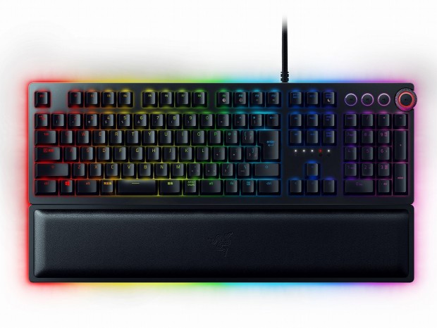 高速性能と圧倒的耐久を誇る、Razerの光学スイッチキーボード「Razer Huntsman」近く発売