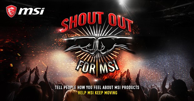 製品レビュー投稿でSteamウォレットコードがもらえる、MSI「Shout Out」キャンペーン