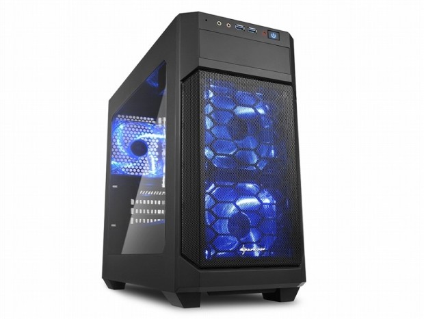 小さく整ったマシンが組める、チャンバー構造のミニタワー「V1000 Window」SHARKOONから