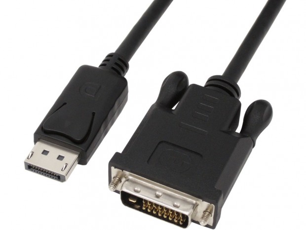 DisplayPortをDVIに変換するアクティブケーブル、アイネックス「AMC-DPDVI20」