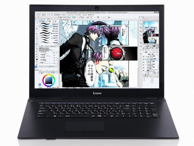 売価6万円台からの「CLIP STUDIO PAINT」推奨17.3型ノートPCがSENSE∞から発売