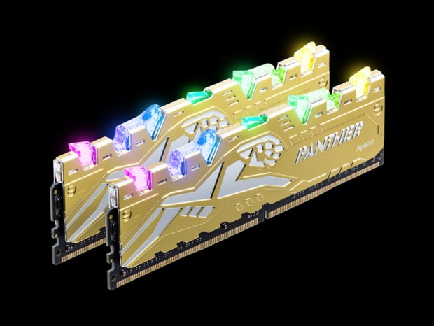 Aura Sync対応のRGB LED内蔵メモリ、Apacer「PANTHER RAGE DDR4 RGB」