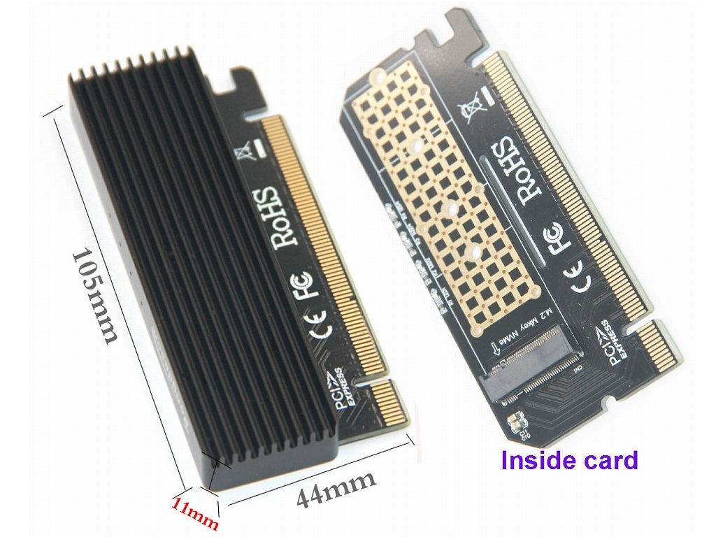 M 2 Ssdをpcie X16 に変換するヒートシンク付き変換アダプタがsintechから エルミタージュ秋葉原 M 2 Ssdをpcie X16 に変換するヒートシンク付き変換アダプタがsintechから エルミタージュ秋葉原