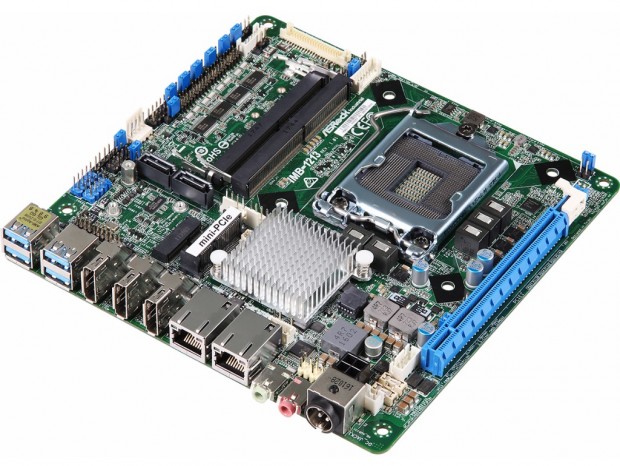 ACアダプタ駆動に対応するQ370搭載Mini-ITXマザーボード、ASRock「IMB-1213」