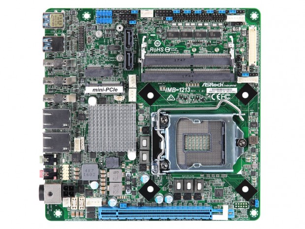 ACアダプタ駆動に対応するQ370搭載Mini-ITXマザーボード、ASRock「IMB-1213」