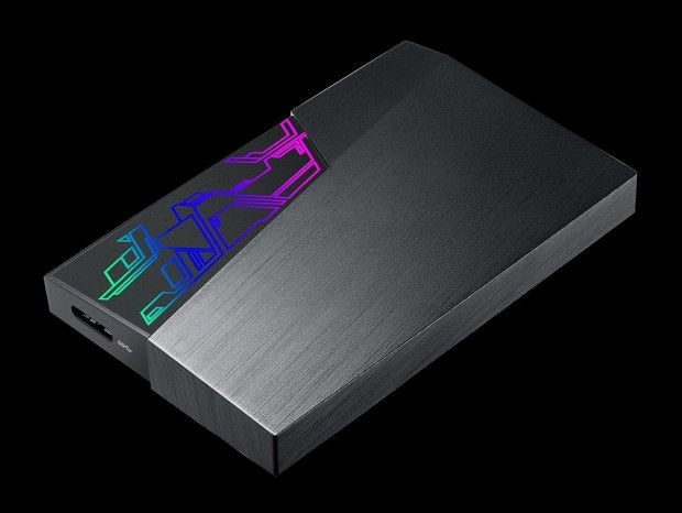 Aura Sync RGBライティング対応のポータブルHDD、「ASUS FX HDD」国内発売