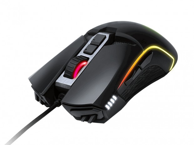 16,000dpi光学センサー搭載のRGBゲーミングマウス、GIGABYTE「AORUS M5」