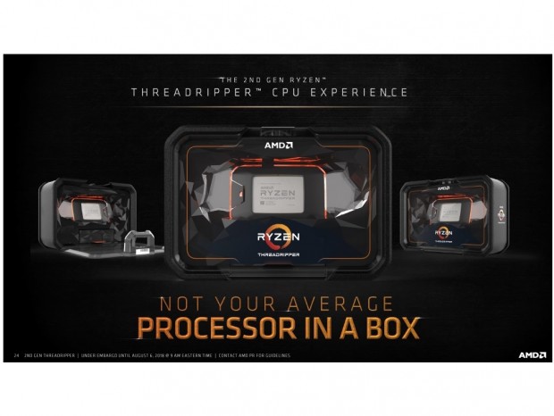 AMD、32コア/64スレッドの「第2世代Ryzen Threadripper」8月13日より発売開始