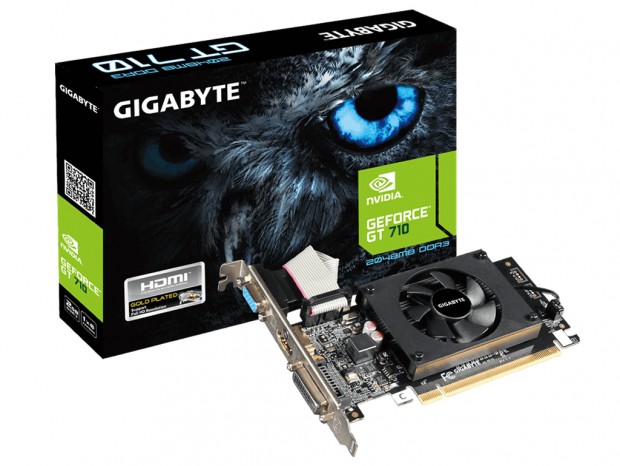 GIGABYTE、ロープロファイル対応GeForce GTX 1050とGT 710が週末より販売開始