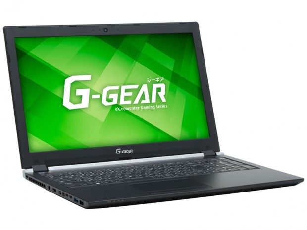 G-GEAR、Core i7-8750HとGeForce GTX 1070構成のゲーミングノート