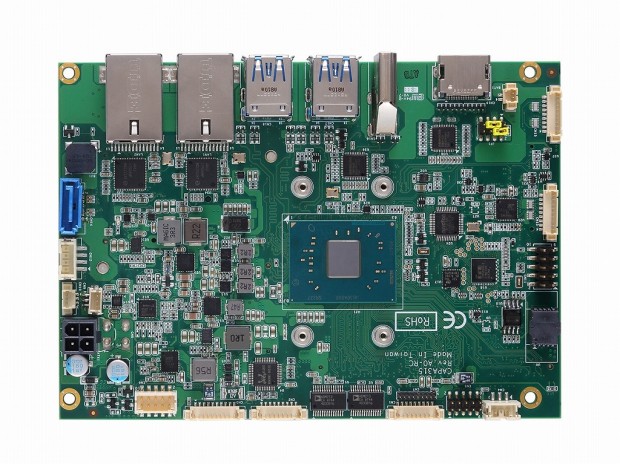 デュアルギガビットLAN搭載の3.5インチサイズマザー、Axiomtek「CAPA315」