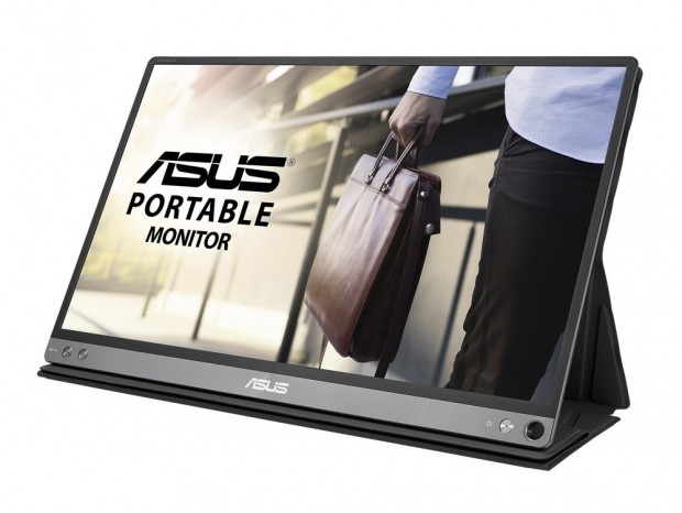 大容量バッテリー内蔵のType-C対応モバイル液晶、ASUS「MB16AP」