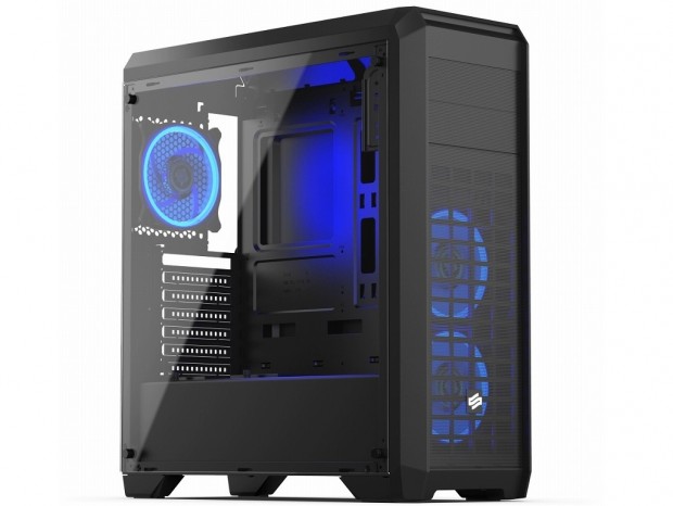 フロントメッシュと強化ガラスパネル採用ミドルタワー、SilentiumPC「Regnum RG4T RGB」