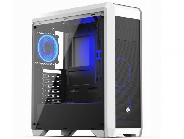 フロントメッシュと強化ガラスパネル採用ミドルタワー、SilentiumPC「Regnum RG4T RGB」