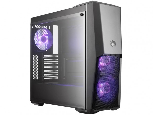 Cooler Master、強化ガラスとRGBファン標準のミドルタワー「MASTERBOX MB500」発売