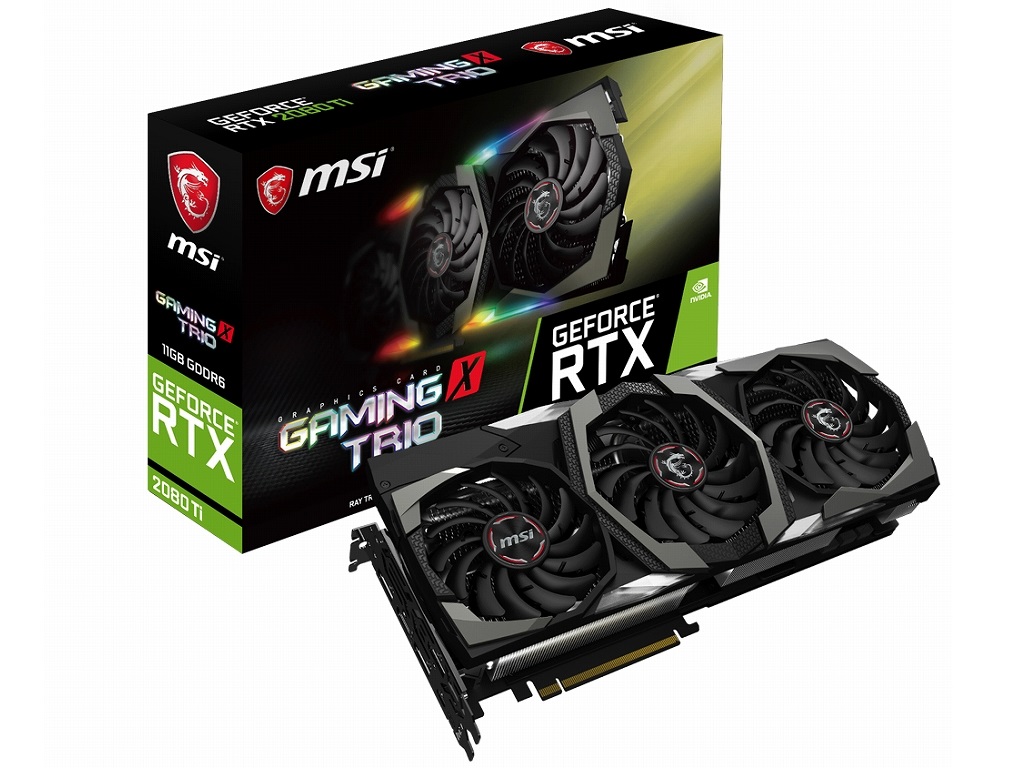 MSI、NVIDIA「GeForce RTX 20」シリーズ搭載オリジナルVGA発表