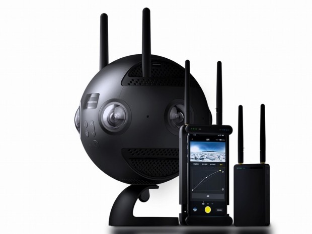 地上300m＆上空3kmの遠隔プレビューもできる、8K対応のプロ向け360°カメラが税抜63万円