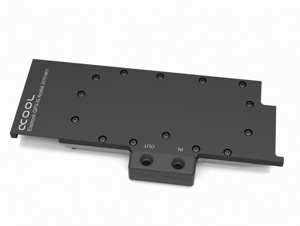 GeForce RTX 2070専用フルカバーウォーターブロックがAlphacoolから