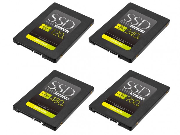 最大転送520MB/sの高速SATA3.0 SSD、グリーンハウス「GH-SSDR2S」シリーズ