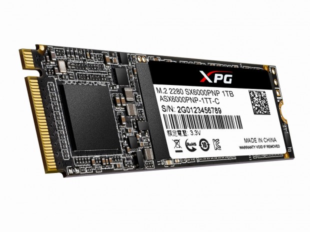 Realtek製IC採用のゲーマー向けM.2 NVMe SSD、ADATA「XPG SX6000 Pro」シリーズ