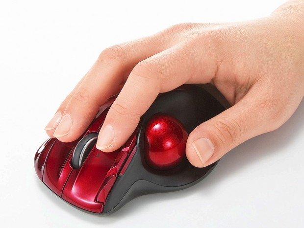 単三乾電池1本で8ヶ月動作するワイヤレストラックボールがサンワサプライから