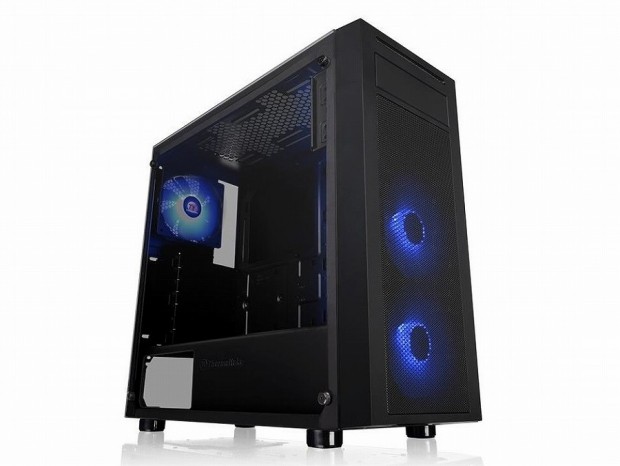 Thermaltake、RGBファンを集中制御できるミドルタワー「Versa J22 Tempered Glass RGB」