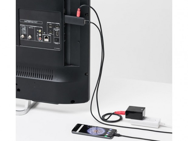 iOS・Androidスマホの映像が出力できるUSB HDMI変換アダプタ