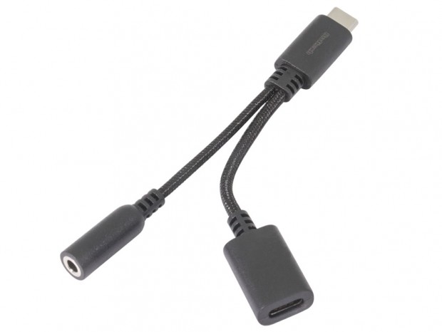 手持ちの3.5mmミニジャックイヤホンをUSB Type-Cに変換するアダプタ2種