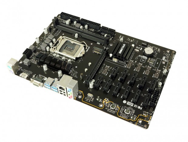 BIOSTAR、12本のPCIe3.0スロットを搭載するマイニングマザーボード「TB360-BTC PRO」
