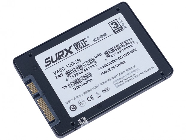 3D NANDとMarvell製ICを採用するSATA3.0 SSD、SUPoX「V450-120G」