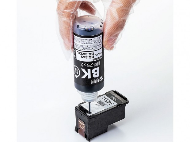 サンワ、印刷コストを抑えるキャノン「BC-345・346」シリーズ用詰め替えインクを発売