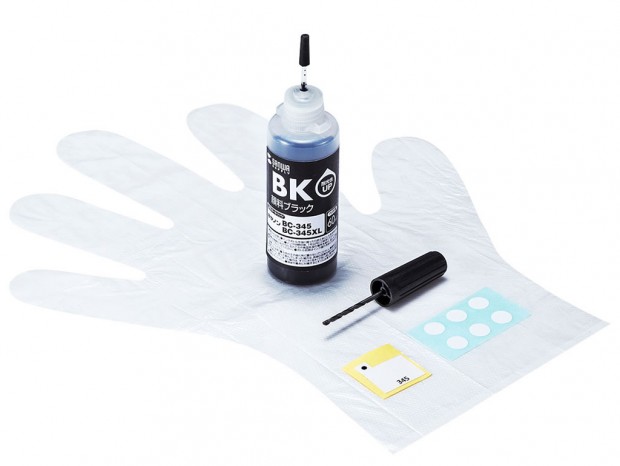 サンワ、印刷コストを抑えるキャノン「BC-345・346」シリーズ用詰め替えインクを発売