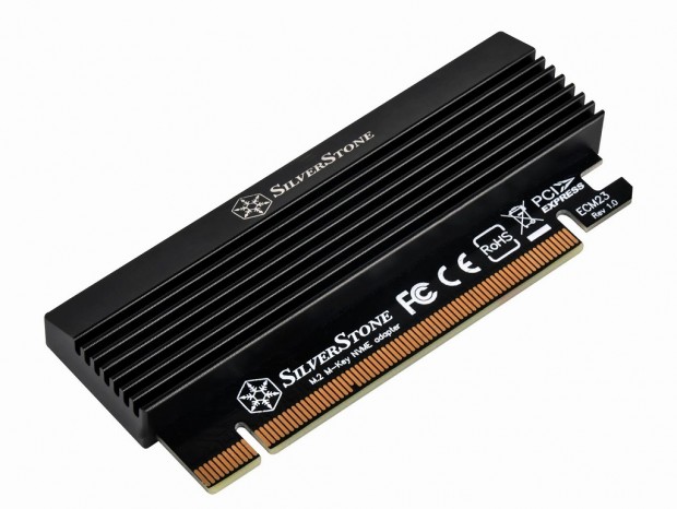 拡張スロットのないPCケースでも使えるM.2 SSD-PCIe変換アダプタがSilverStoneから