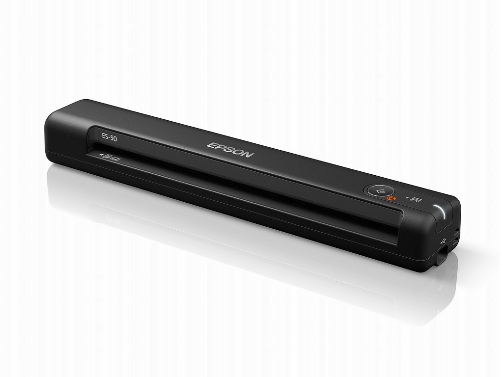 エプソン、クラス最小・最軽量のA4モバイルスキャナー発売。バッテリー