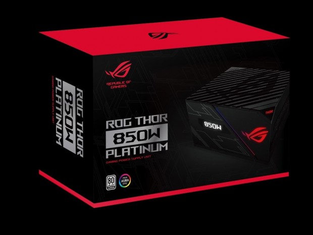 OLED搭載の850W PLATINUM電源ユニット、ASUS「ROG-THOR-850P」