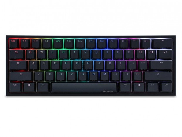 通常比約6割のコンパクトメカニカルキーボード、Ducky「One 2 Mini RGB」