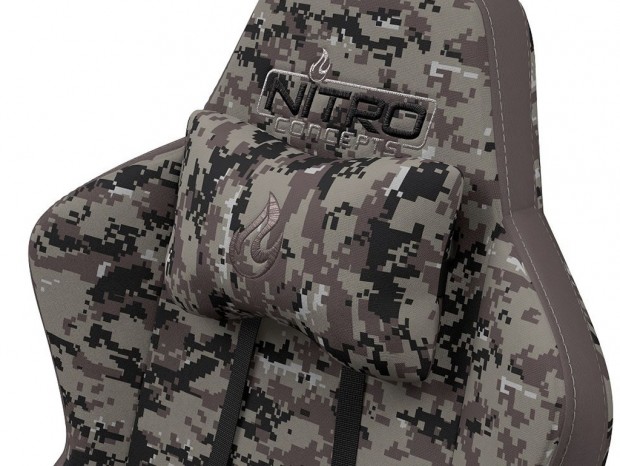 ミリタリーデザインのゲーミングチェア、Nitro Concepts「DIGITAL CAMO」