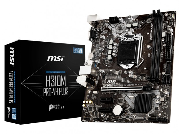 税抜約6,500円の第8世代Core対応マザーボード、MSI「H310M PRO-VH PLUS」発売