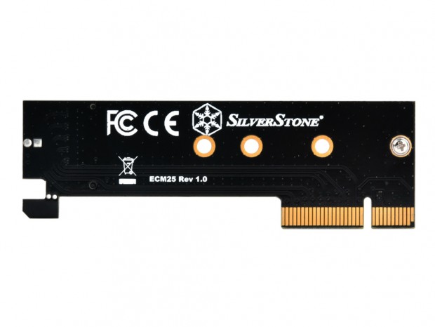 全高わずか32mmのM.2 SSD-PCIe変換アダプタ、SilverStone「ECM25」