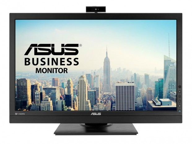 Webカメラを搭載するビデオ会議用液晶ディスプレイ、ASUS「BE24DQLB」