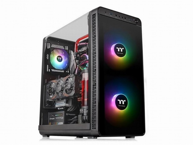 開放感抜群。ガルウイング窓採用のRGBミドルタワー、Thermaltake「View 37 ARGB Edition」