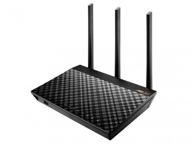 最高1,300+600Mbpsのデュアルバンド無線LANルーター、ASUS「RT-AC67U」